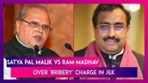 Satya Pal Malik vs Ram Madhav Over 'Bribery' Charge In Jammu & Kashmir
