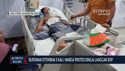Buronan Ditembak 5 Kali, Warga Protes Dinilai Langgar SOP