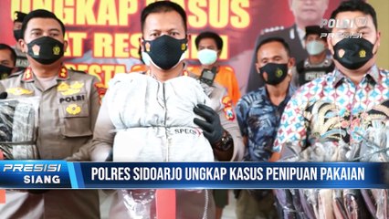 Polresta Sidoarjo Ungkap Tiga Kasus Kriminal