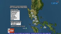 Thunderstorm advisory, nakataas ngayon sa Metro Manila, Pampanga, Bulacan at iba pang lugar | 24 Oras News Alert