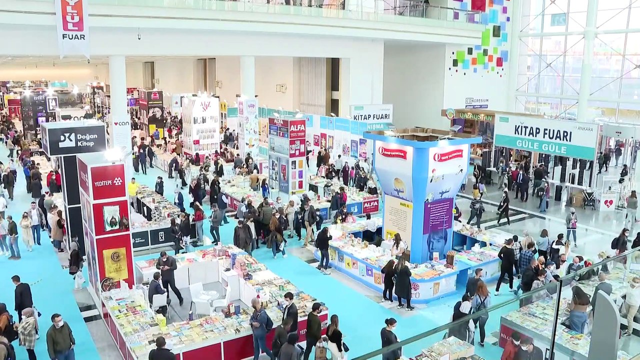 Ankara Kitap Fuarı, hafta sonu 90 bini aşkın ziyaretçi ağırladı