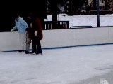 Zoé a la patinoire