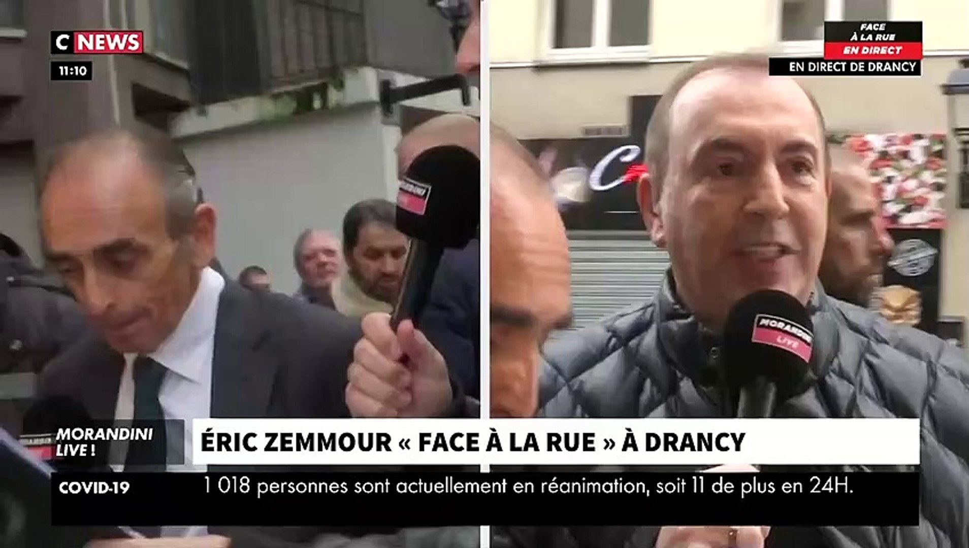 echange tendu entre eric zemmour et un ancien detenu en direct dans morandini live sur cnews video video dailymotion