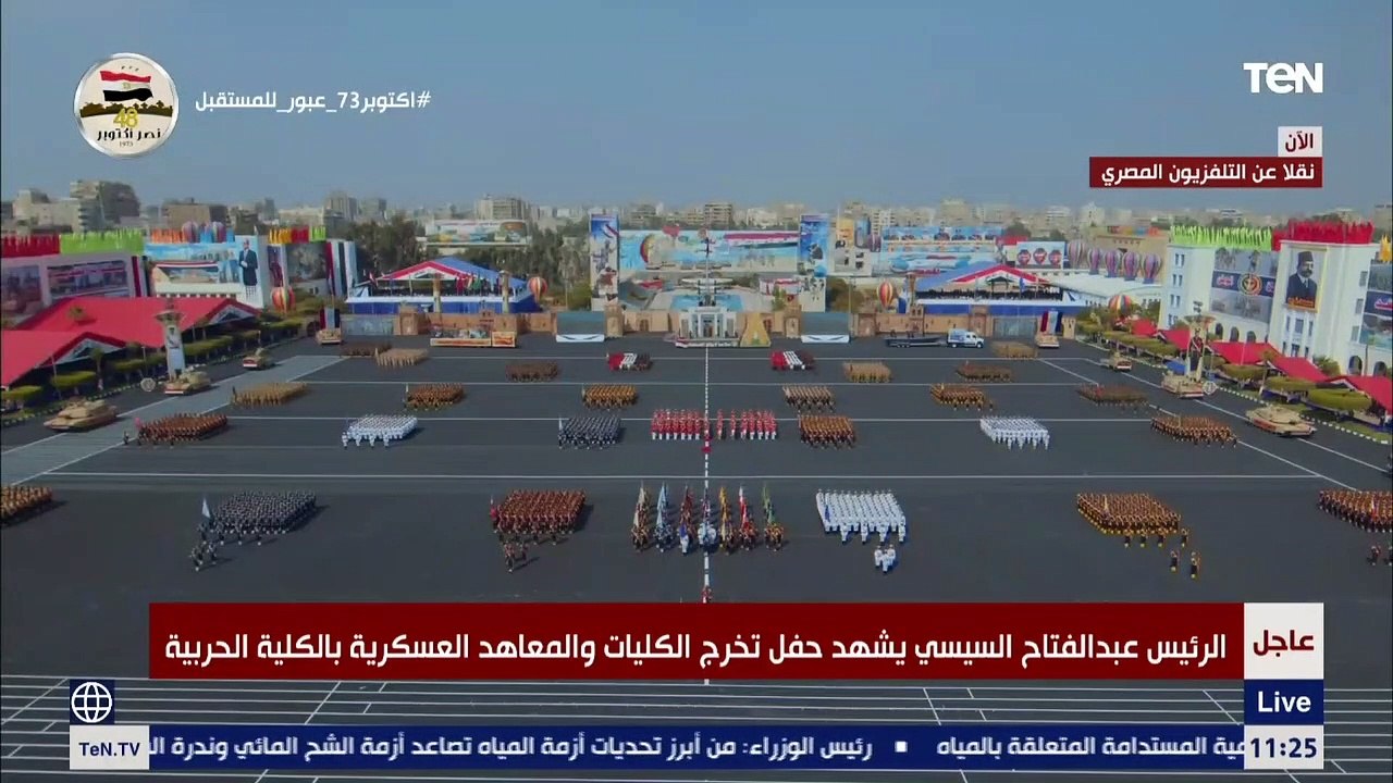 الرئيس السيسي: أوجه التهنئة للخريجين الجدد وكل الشكر للأسر التي تقدم أبناءها لحماية أمن مصر