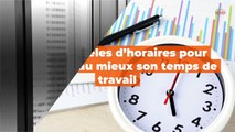 Organiser son temps de travail : 5 modèles horaires