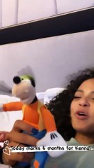 Christina Milian fête les 6 mois de son fils Kenna. Le 24 octobre 2021.