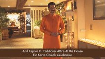 Anil Kapoor In Traditional Attire At His House For Karva Chauth Celebration