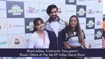Bharti, Aditya, Krishna, Mr. Faisu, Jasmin Bhasin Others At The Set Of ‘Indian Game Show’