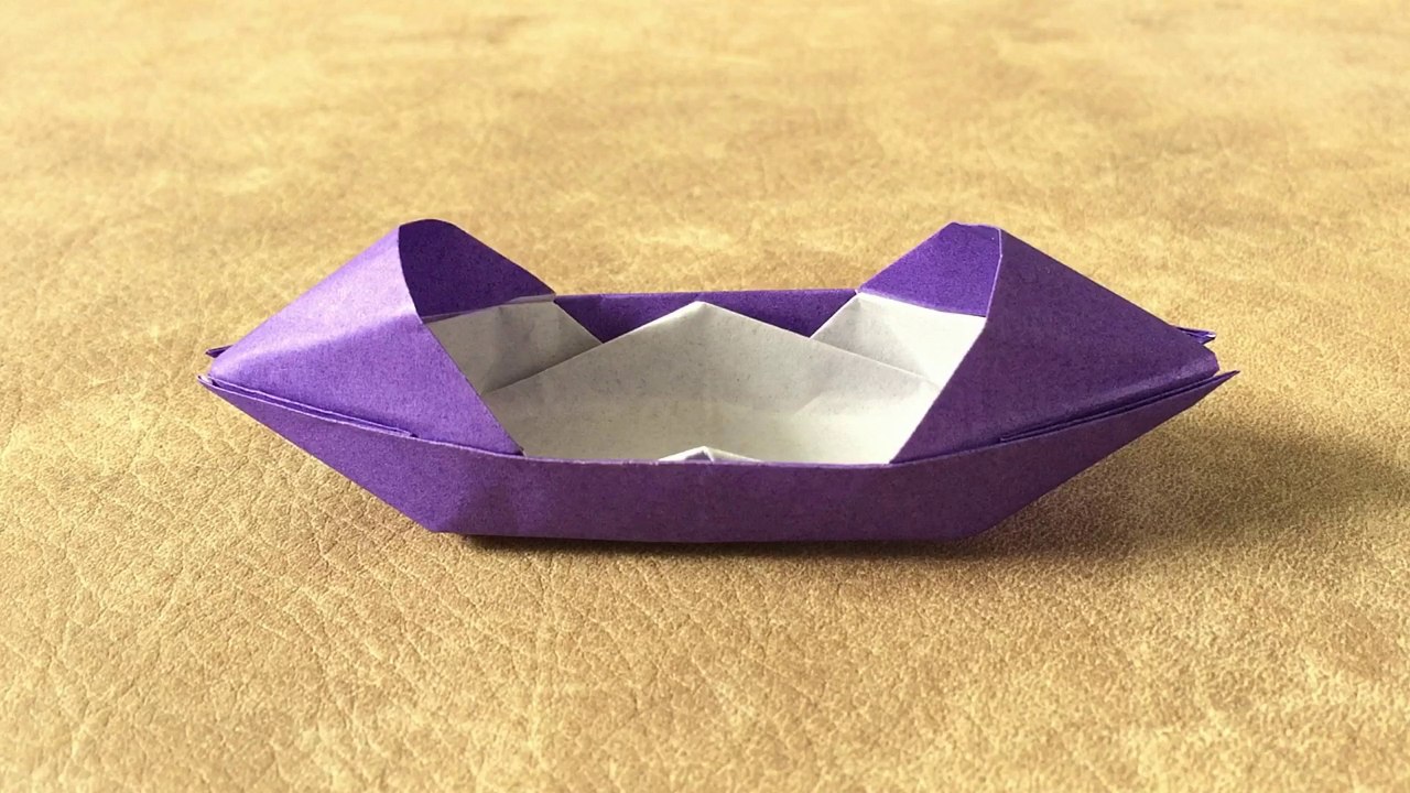 Paper Folding: How to Make an Origami Boat in 4 Minutes or Less