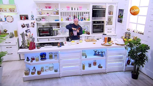 عصير رمان بالجوافة - مانجو بالزبادي | نجلاء الشرشابي