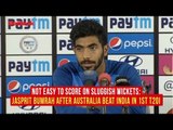 Not easy to score on sluggish wickets: Jasprit Bumrah after Australia beat India in 1st T20I