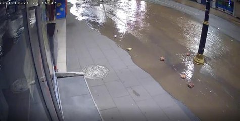 Sivas'ta sel böyle geldi