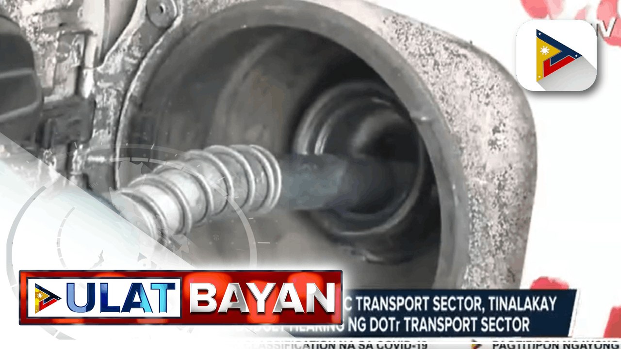 Fuel subsidy at ayuda sa public transport sector, tinalakay sa Senate budget hearing ng DOTr; P1-B cash grant, ilalabas ng LTFRB para sa mga benepisyaryo ng Pantawid pasada program