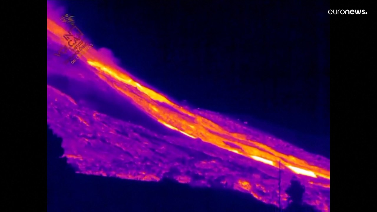 Jetzt 5 aktive Schlote: Infrarot-Bilder des Vulkan auf La Palma