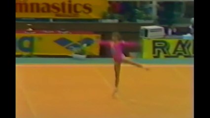 Boriana Stoyanova - FX AA - 1983 World Gymnastics Championships