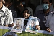 Gazzelilerden İsrail hapishanesinde açlık grevi yapan Filistinli tutuklulara destek gösterisi