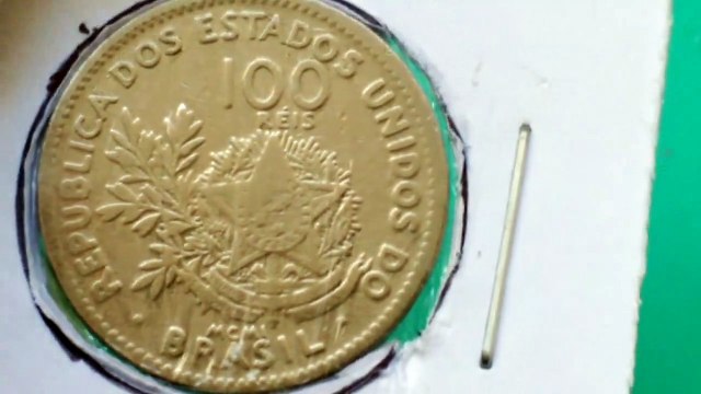 100 RÉIS 1901 BRASIL