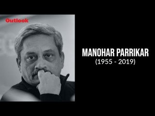 RIP Manohar Parrikar (1955-2019)