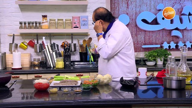 يخني السجق بالبطاطس و البسلة | الشيف شربيني