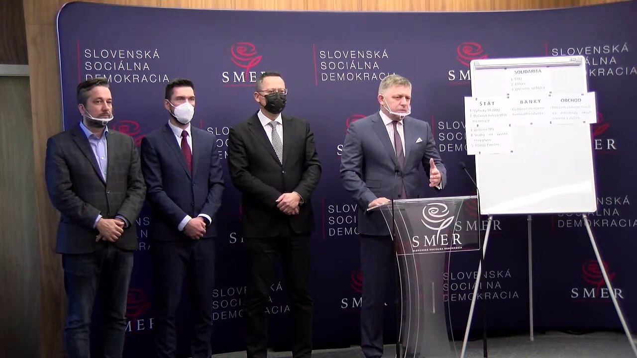 ZÁZNAM: Smer - SD o aktuálnej situácii a zdražovaní
