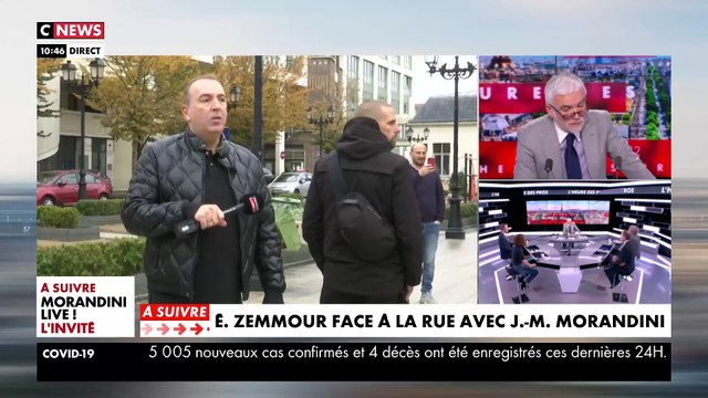 Regardez en intégralité Eric Zemmour dans Face à la rue en direct de Drancy ce matin sur CNews avec Jean-Marc Morandini et les différents moments de tensions pendant 90 minutes