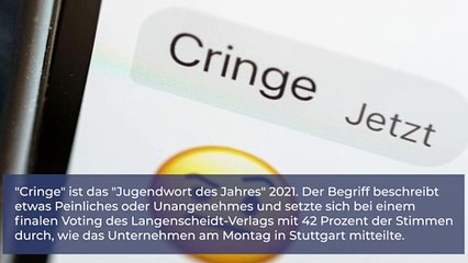 "Cringe" ist das "Jugendwort des Jahres" 2021