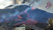 Impresionantes imágenes del desbordamiento de lava tras la apertura de una nueva boca del volcán