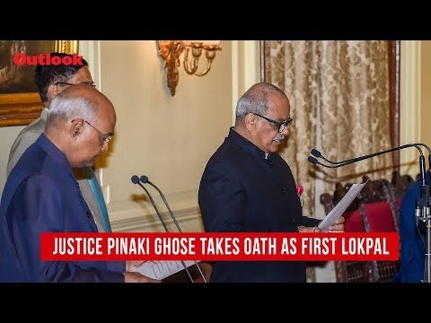 Justice Pinaki Ghose Takes Oath As First Lokpal