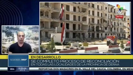 Reporte 360° 25-10: En la provincia Deraa de Siria se completó proceso de reconciliación