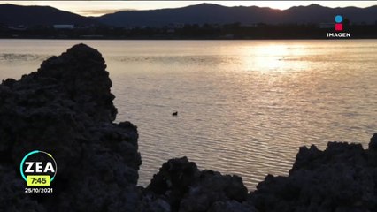 Clausuran construcción de muelle en la Laguna de Alchichica, Puebla