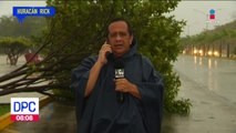 Huracán Rick impacta con fuerza Lázaro Cárdenas, Michoacán