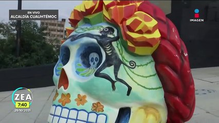 "Fridacráneos", homenaje a Frida Kahlo por el Día de Muertos