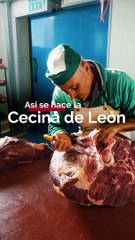 Así se hace la Cecina de León