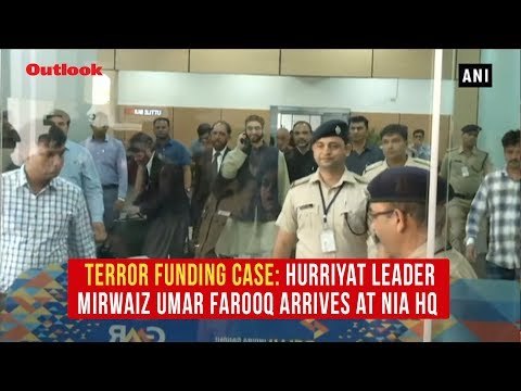 Terror Funding Case: Hurriyat Leader Mirwaiz Umar Farooq Arrives At NIA HQ