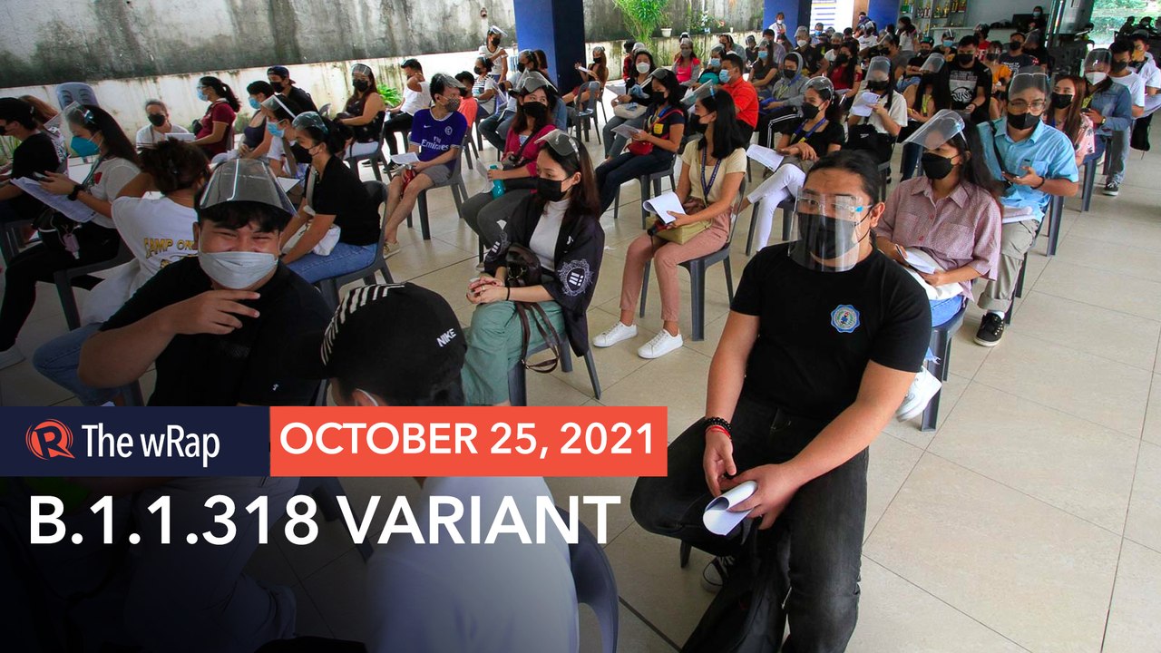 Philippines reports 1st case of COVID-19 'variant under monitoring' B.1.1.318