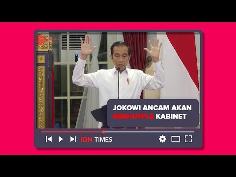 COVID-19 Presiden Jokowi Marah, Ancam Reshuffle