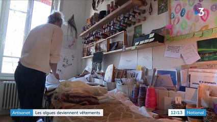 Artisanat : l'algue devient un accessoire de mode