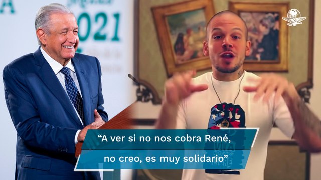 “La libertad que no se implora, se conquista”: AMLO pone a Calle 13 en la mañanera