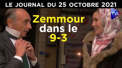 Eric Zemmour : le baptême du feu ? - JT du lundi 25 octobre 2021