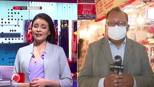 En mercados de La Paz vendedoras no subieron el precio de la carne para no perder clientela