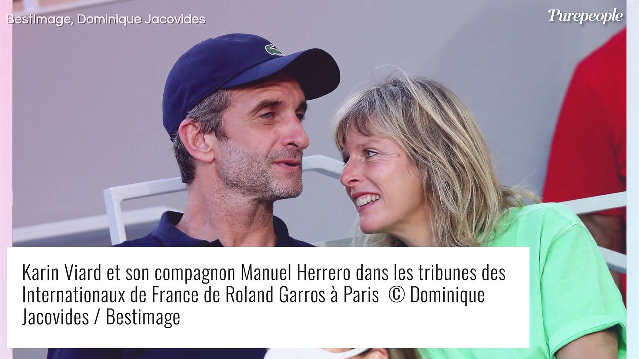 Karine Viard topless dans les bras de Manuel : photos du couple fou d'amour