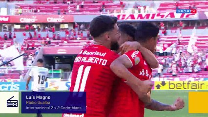 Narração de Luís Magno na Rádio Guaíba é destaque no "Redação SporTV" (25/10/2021)