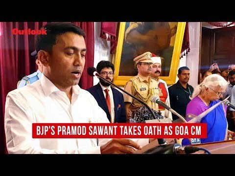 BJP's Pramod Sawant Takes Oath As Goa CM