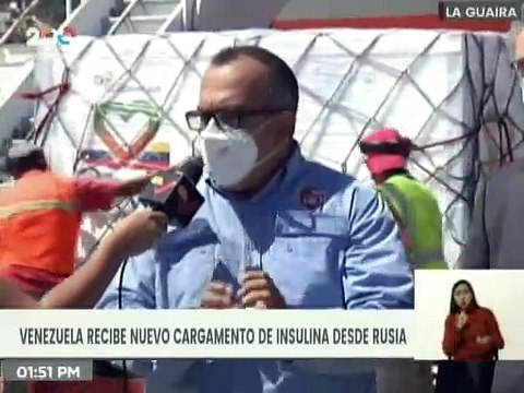 Entérate | Arriban a Venezuela más de 700 mil dosis de insulina provenientes de Rusia