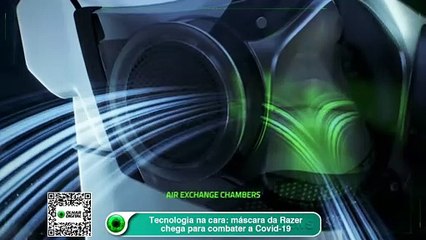Tecnologia na cara: máscara da Razer chega para combater a Covid-19