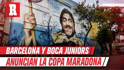 Barcelona y Boca Juniors anunciaron la Copa Maradona en honor al diez