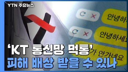 'KT 통신망 먹통' 대규모 소송 번지나...과거 판례 보면 '난망' / YTN