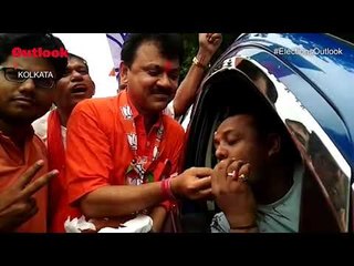 Lok Sabha Election Results 2019: BJP Workers Celebrate In Kolkata