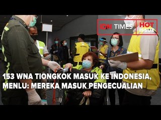 153 WNA TIONGKOK MASUK KE INDONESIA, MENLU: MEREKA MASUK PENGECUALIAN