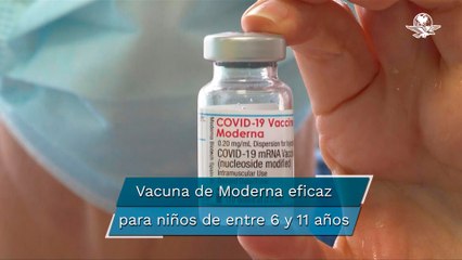 Moderna anuncia que su vacuna contra el covid-19 es eficaz en niños de 6 a 11 años